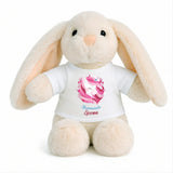 Peluche Lapin Bébé Doudou Mademoiselle Licorne Rose Bleu Cadeau Naissance Fille Nouveau-Né Baby Shower