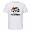 Maillot de Sport Homme Super Pharmacien - T-Shirt Respirant Polyester Manches Courtes - Cadeau Sportif Anniversaire Noël Fête des Pères