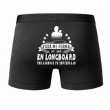 Caleçon Une légende Te Forma Longboard - Dos - Humour Boxer Coton Motif Métier Idée Cadeau Anniversaire Noël Homme