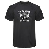 Maillot de Sport Homme Plonge Copie Quarantenaire Homme - T-Shirt Respirant Polyester Manches Courtes - Cadeau Sportif Anniversaire Noël Fête des Pères