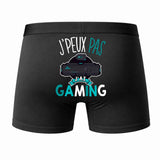Caleçon J'peux Pas J'Ai Gaming - Humour Boxer Coton Idée Cadeau