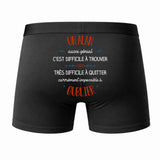 Caleçon Un Alan Aussi génial - Dos - Humour Boxer Coton Motif Métier Idée Cadeau Anniversaire Noël Homme
