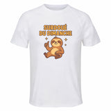 Maillot de Sport Homme Surdoue du Dimanche - T-Shirt Respirant Polyester Manches Courtes - Cadeau Sportif Anniversaire Noël Fête des Pères