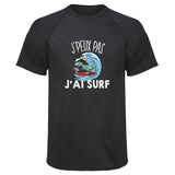 Maillot de Sport Homme Surf Tyrannosaure Copie Jpeux Pas - T-Shirt Respirant Polyester Manches Courtes - Cadeau Sportif Anniversaire Noël Fête des Pères