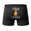 Caleçon J'peux Pas J'Ai Roller - Humour Boxer Coton Idée Cadeau