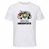 Maillot de Sport Homme Super Urgentiste - T-Shirt Respirant Polyester Manches Courtes - Cadeau Sportif Anniversaire Noël Fête des Pères