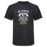 Maillot de Sport Homme Moto Octogenaire Homme - T-Shirt Respirant Polyester Manches Courtes - Cadeau Sportif Anniversaire Noël Fête des Pères