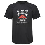Maillot de Sport Homme Deltaplane Copie Quinquagenaire Homme - T-Shirt Respirant Polyester Manches Courtes - Cadeau Sportif Anniversaire Noël Fête des Pères