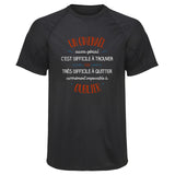 Maillot de Sport Homme pour Un Gwenael Aussi Genial - T-Shirt Respirant Polyester Manches Courtes - Cadeau Sportif Anniversaire Noël Fête des Pères