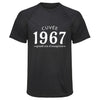 Maillot de Sport Homme 1967 Cuvee Grand Cru - T-Shirt Respirant Polyester Manches Courtes - Cadeau Sportif Anniversaire Noël Fête des Pères