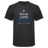 Maillot de Sport Homme pour Responsable Super - T-Shirt Respirant Polyester Manches Courtes - Cadeau Sportif Anniversaire Noël Fête des Pères