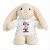 Peluche Lapin Bébé Doudou Clara Humour Changez Couches Cadeau Naissance Nouveau-Né Baby Shower
