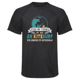 Maillot de Sport Homme Kitesurf Une Legende Tu Deviendras - T-Shirt Respirant Polyester Manches Courtes - Cadeau Sportif Anniversaire Noël Fête des Pères