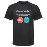 Maillot de Sport Homme Science - T-Shirt Respirant Polyester Manches Courtes - Cadeau Sportif Anniversaire Noël Fête des Pères