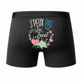 Caleçon J'peux Pas J'Ai Tricot - Humour Boxer Coton Idée Cadeau