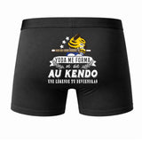 Caleçon Une légende Te Forma Kendo - Dos - Humour Boxer Coton Motif Métier Idée Cadeau Anniversaire Noël Homme