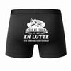 Caleçon Une légende Te Forma Lutte - Dos - Humour Boxer Coton Motif Métier Idée Cadeau Anniversaire Noël Homme