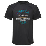 Maillot de Sport Homme pour Un Charpentier Formidable Blanc - T-Shirt Respirant Polyester Manches Courtes - Cadeau Sportif Anniversaire Noël Fête des Pères