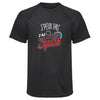 Maillot de Sport Homme Squash Copie Jpeux Pas - T-Shirt Respirant Polyester Manches Courtes - Cadeau Sportif Anniversaire Noël Fête des Pères
