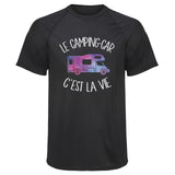 Maillot de Sport Homme Camping Car Cest la Vie - T-Shirt Respirant Polyester Manches Courtes - Cadeau Sportif Anniversaire Noël Fête des Pères