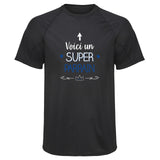 Maillot de Sport Homme pour Parrain Super - T-Shirt Respirant Polyester Manches Courtes - Cadeau Sportif Anniversaire Noël Fête des Pères