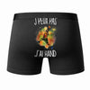 Caleçon J'peux Pas J'Ai Handball - Humour Boxer Coton Idée Cadeau