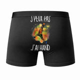 Caleçon J'peux Pas J'Ai Handball - Humour Boxer Coton Idée Cadeau