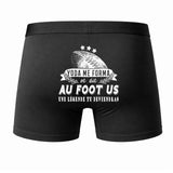 Caleçon Une légende Te Forma Foot us Taille M - Dos - Humour Boxer Coton Motif Métier Idée Cadeau Anniversaire Noël Homme