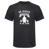 Maillot de Sport Homme sous Estimer Gym 1 Octogenaire Homme - T-Shirt Respirant Polyester Manches Courtes - Cadeau Sportif Anniversaire Noël Fête des Pères