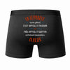 Caleçon Un Dépanneur Aussi génial - Dos - Humour Boxer Coton Motif Métier Idée Cadeau Anniversaire Noël Homme