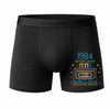 Caleçon Edition limité 1984 - Face - Humour Boxer Coton Motif Métier Idée Cadeau Anniversaire Noël Homme