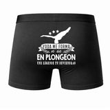 Caleçon Une légende Te Forma Plongeon - Dos - Humour Boxer Coton Motif Métier Idée Cadeau Anniversaire Noël Homme