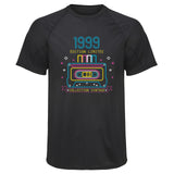 Maillot de Sport Homme 1999 Edition Limitee - T-Shirt Respirant Polyester Manches Courtes - Cadeau Sportif Anniversaire Noël Fête des Pères