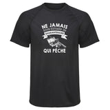 Maillot de Sport Homme Peche Copie Quarantenaire Homme - T-Shirt Respirant Polyester Manches Courtes - Cadeau Sportif Anniversaire Noël Fête des Pères
