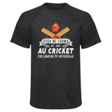 Maillot de Sport Homme Cricket Une Legende Tu Deviendras - T-Shirt Respirant Polyester Manches Courtes - Cadeau Sportif Anniversaire Noël Fête des Pères