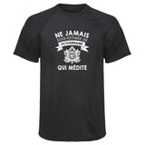 Maillot de Sport Homme Medite Octogenaire Homme - T-Shirt Respirant Polyester Manches Courtes - Cadeau Sportif Anniversaire Noël Fête des Pères