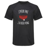 Maillot de Sport Homme Jpeux Pas Beerpong Copie Jpeux Pas - T-Shirt Respirant Polyester Manches Courtes - Cadeau Sportif Anniversaire Noël Fête des Pères