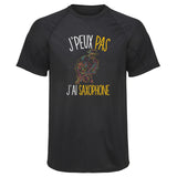 Maillot de Sport Homme Saxophone Copie Jpeux Pas - T-Shirt Respirant Polyester Manches Courtes - Cadeau Sportif Anniversaire Noël Fête des Pères