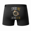 Caleçon J'peux Pas J'Ai Crypto - Humour Boxer Coton Idée Cadeau
