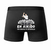 Caleçon Une légende Te Forma Aikido - Dos - Humour Boxer Coton Motif Métier Idée Cadeau Anniversaire Noël Homme