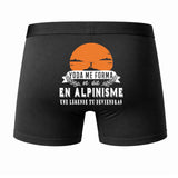 Caleçon Une légende Te Forma Alpinisme - Dos - Humour Boxer Coton Motif Métier Idée Cadeau Anniversaire Noël Homme