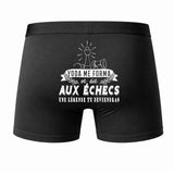 Caleçon Une légende Te Forma échecs - Dos - Humour Boxer Coton Motif Métier Idée Cadeau Anniversaire Noël Homme
