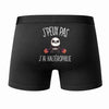 Caleçon J'peux Pas J'Ai Haltérophilie - Humour Boxer Coton Idée Cadeau