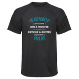 Maillot de Sport Homme pour Un Depanneur Formidable Blanc - T-Shirt Respirant Polyester Manches Courtes - Cadeau Sportif Anniversaire Noël Fête des Pères