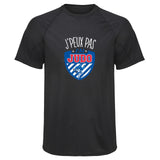 Maillot de Sport Homme Judo Copie Jpeux Pas - T-Shirt Respirant Polyester Manches Courtes - Cadeau Sportif Anniversaire Noël Fête des Pères