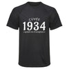 Maillot de Sport Homme 1934 Cuvee Grand Cru - T-Shirt Respirant Polyester Manches Courtes - Cadeau Sportif Anniversaire Noël Fête des Pères