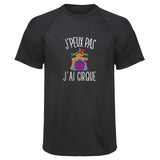 Maillot de Sport Homme Cirque Copie Jpeux Pas - T-Shirt Respirant Polyester Manches Courtes - Cadeau Sportif Anniversaire Noël Fête des Pères