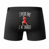 Caleçon J'peux Pas J'Ai Tango - Humour Boxer Coton Idée Cadeau
