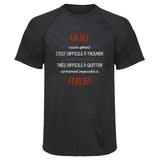 Maillot de Sport Homme pour Un Ali Aussi Genial - T-Shirt Respirant Polyester Manches Courtes - Cadeau Sportif Anniversaire Noël Fête des Pères