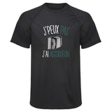 Maillot de Sport Homme Accordeon Copie Jpeux Pas - T-Shirt Respirant Polyester Manches Courtes - Cadeau Sportif Anniversaire Noël Fête des Pères